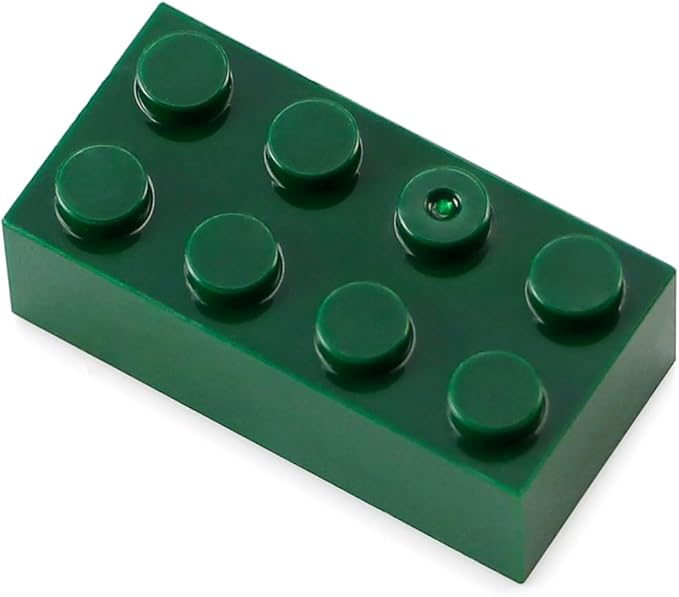 100pcs 2x4 Bricks Dark Green Pieces Parts Classic Building kit Creative Play Set Basic Blocks Toy Accessories Compatible with 3001 Major Brands