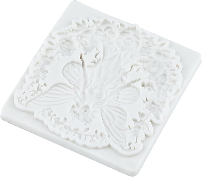 Flower Fairy Polymer Clay Molds Butterfly Fairy Flower Garland Silicone Mold for DIY Crafts Epoxy Resin Casting Polymer Clay Tools Craft Air Dry Jewelry Making