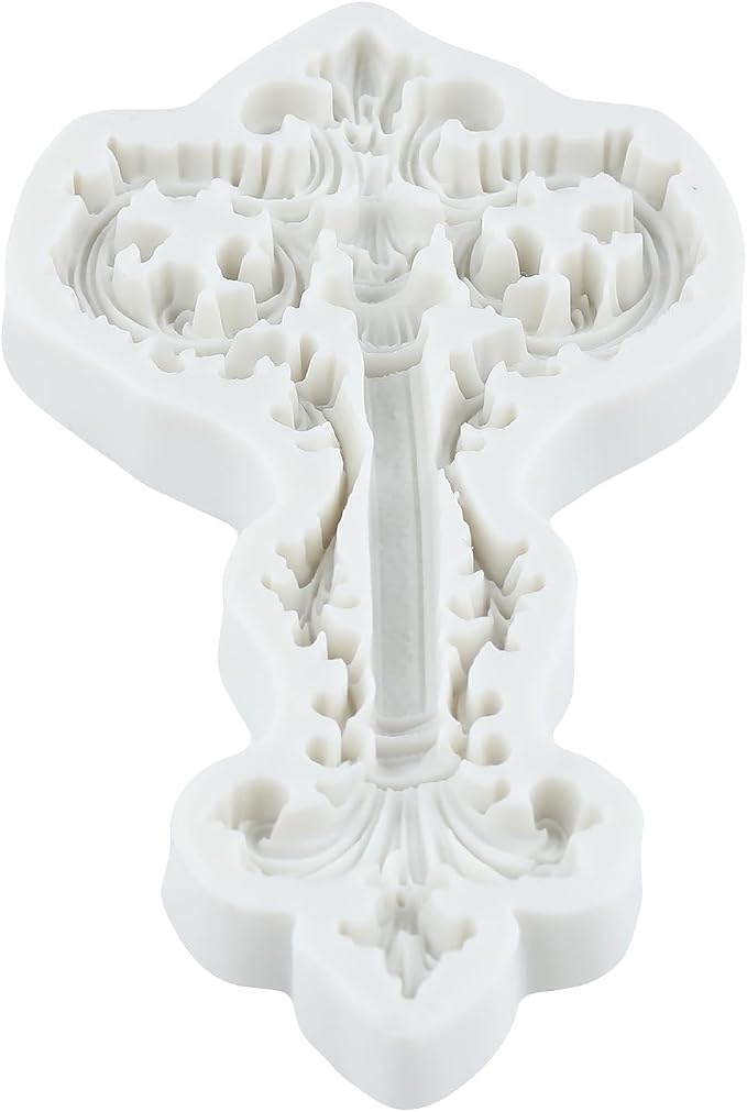 Baroque Silicone Molds Baroque Vintage Curlicue Lace Polymer Clay Mold for Jewelry Making Epoxy Resin Casting Air Dry Polymer Clay Craft