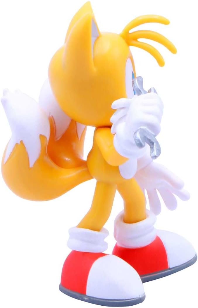 Just Toys – Sonic the Hedgehog Tails Buildable Action Figure 4 in | Buildable 4-inch Tails figure with 4 interchangeable arms. Officially licensed collectible — 5 to collect. Ages 3+.