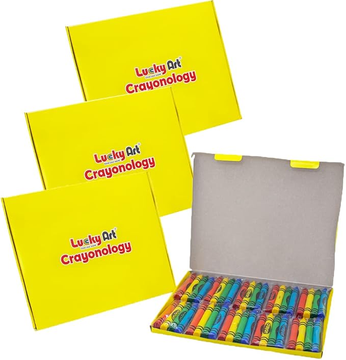 40 Sets of 4 Packs (160 count) Large Size Crayons - Mini Crayon Packs Non-Toxic for Kids Party Favors, School Supplies for Teachers & Travel Crayons