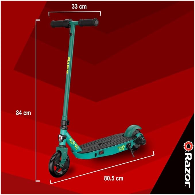 Razor Power Core XLR90 -Electric Scooter for Ages 8+,Power Core High-Torque Hub Motor, Up to 10 mph