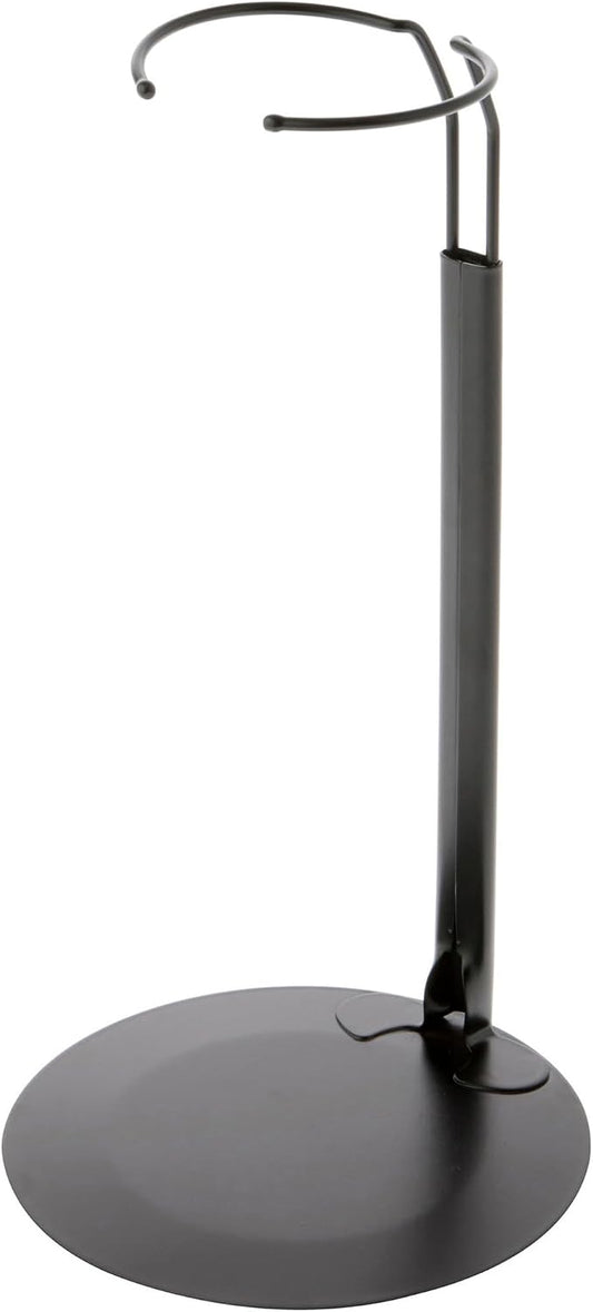 Plymor DSP-90B Black Adjustable Doll Stand, fits 15, 16, 17, 18, 19, 20, and 21 inch Dolls, Waist is 3" - 4" wide, 8" - 11" around