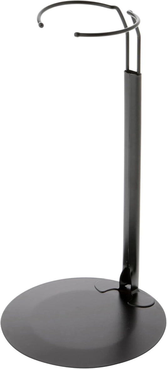 Plymor DSP-90B Black Adjustable Doll Stand, fits 15, 16, 17, 18, 19, 20, and 21 inch Dolls, Waist is 3" - 4" wide, 8" - 11" around, Pack of 3