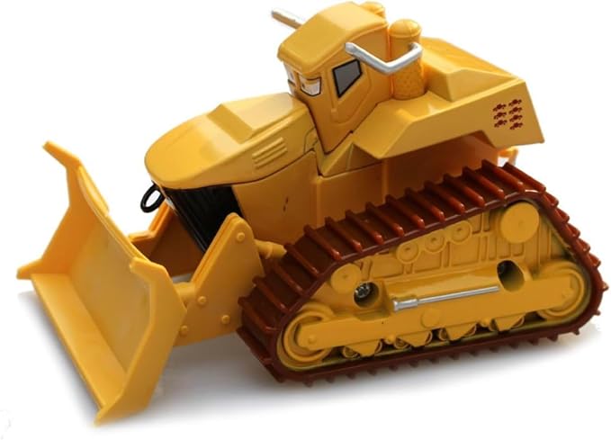 Movie Cars 2 3 Curz Mater Black Storm Jackson Danny Swervez Giant Wheels Cars Diecast Vehicles Toys Set Children Car Toy Friction Powered Truck Toy (Bulldozer)