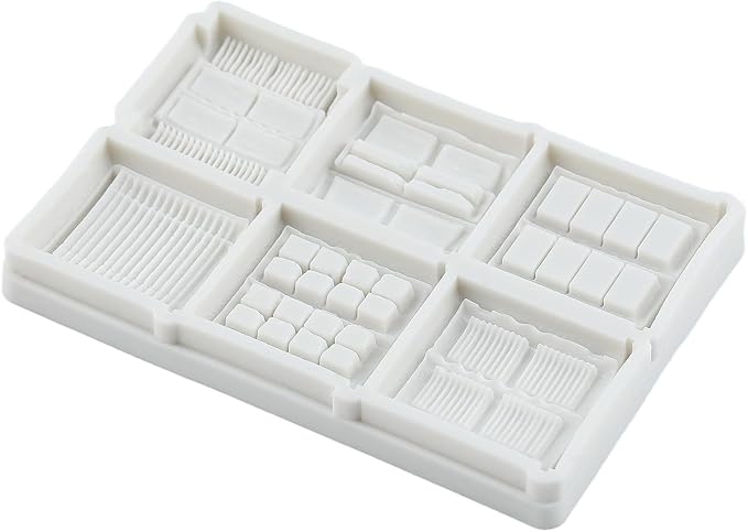 Window Polymer Clay Mold Window Frame Silicone Molds for DIY Crafts Epoxy Resin Casting Air Dry Polymer Clay Plaster Jewelry Making