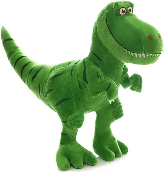 Stuffed Dinosaur Animal Plush Toy 14 Inches Green T-Rex Tyrannosaurus Animal Stuffed Plushies Super Soft Cute Cuddly Pillow Cushion Rex Stuff Dolls Gifts for Children Kids Boys Girls, 14Inches