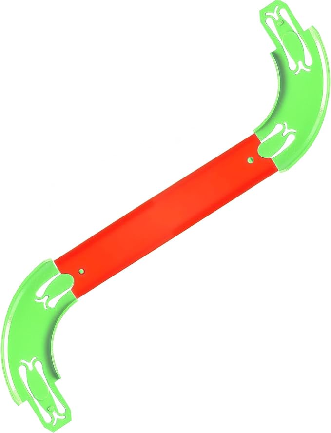 Racetrack Connectors Compatible with Hot Wheels, 90 Degree Banked Turn, 4 Packs(Green)