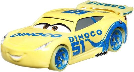 Disney Pixar Cars Glow Racers - Dinoco Cruz Ramirez - Cars Metal