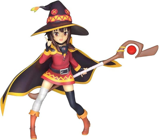QAHEART Anime Megumin/Aqua Action Figure Model Statue Collectibles Toy Desktop Ornaments (20cm, Megumin-C)