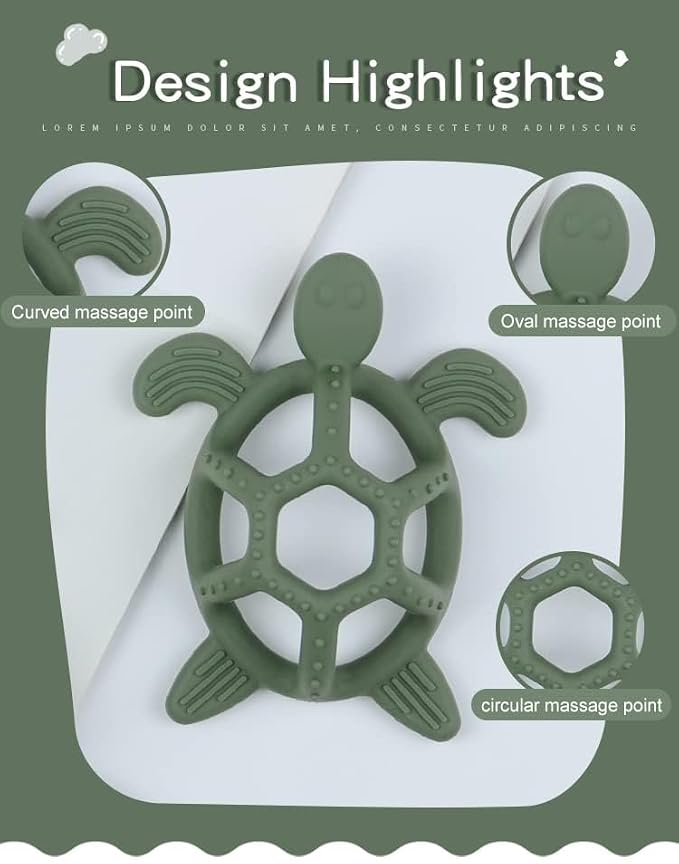 Baby Toy,3D Elephant Teether Toy,Fidget Chewing Toy BPA-Free,1 Pack | Multi-Functional Sensory Chew Toys,Chewlery Silicone Toy