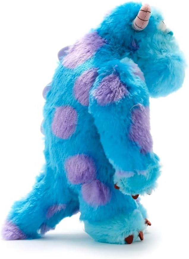 Disney Store Official Sulley Medium Soft Toy for Kids, Cuddly Character with Fuzzy Texture and Embroidered Details, Disney Plushy Suitable for All Ages