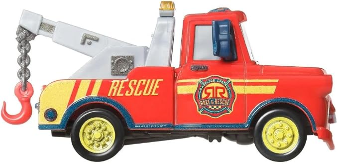 Disney Cars 2025 Mattel 1:55 Scale Diecast Radiator Springs Race & Rescue Mater