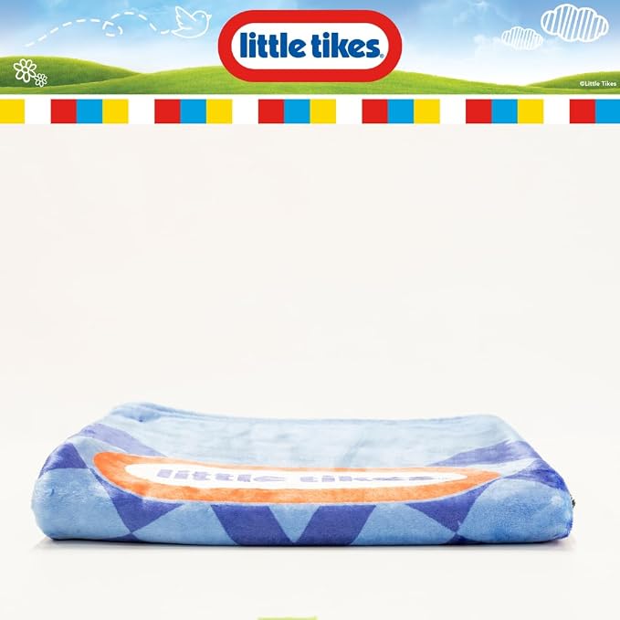 Little Tikes Cozy Coupe Throw – Kids Super Soft & Plush 46 x 60 Blanket, Race Car Design Bedding Accessory (Officially Licensed) by Franco