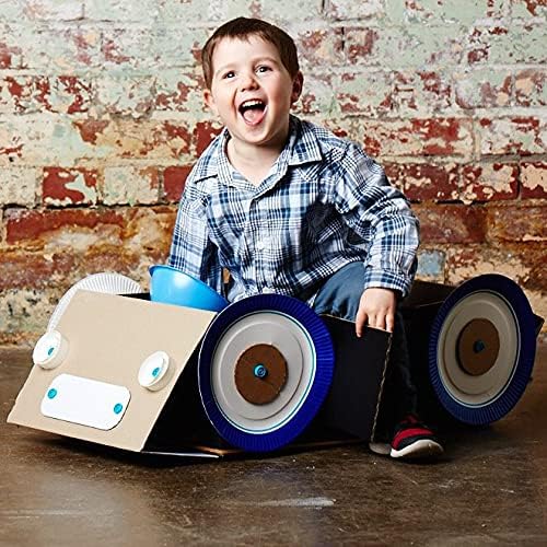 Makedo Mini-Tool 012 | STEM and STEAM Educational Toys for Kids | Upcycled Cardboard Construction Projects | at Home Play and Classroom Learning | 12 Piece Mini-Tool for Boys and Girls Age 4+