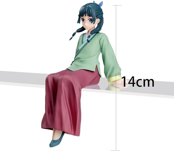 Maomao Figurine Hanfu Sitting Pose Anime Girl Figure 5.5" PVC Models Cute Maomao Statue Collectibles Ornaments Desktop Decoration