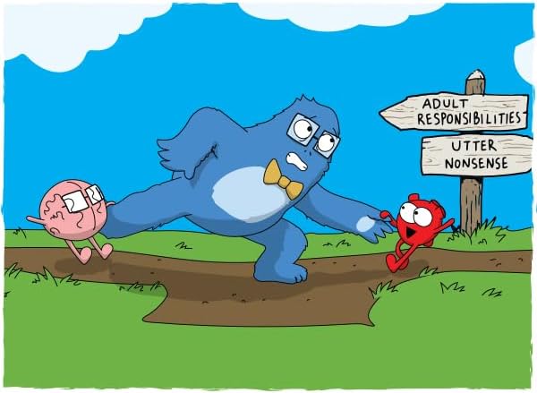 The Awkward Yeti Family Card Game, Ages 8+, Heart & Brain Edition | for Kids, Teens, Parents & Adults, Party Game for Family Game Night, Science & Anatomy Humor, By Organ Attack Creator