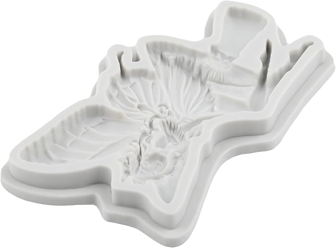 Flower Fairy Polymer Clay Molds Butterfly Fairy Mushroom Silicone Mold for DIY Crafts Epoxy Resin Casting Polymer Clay Tools Craft Air Dry Jewelry Making