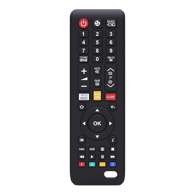 TV Remote Teether for 3-12-18 Months Babies Remote Shape Toddlers Chew Toys Baby Teething Toys Food Grade Silicone Teether for for Boys and Girls Sensory Toy