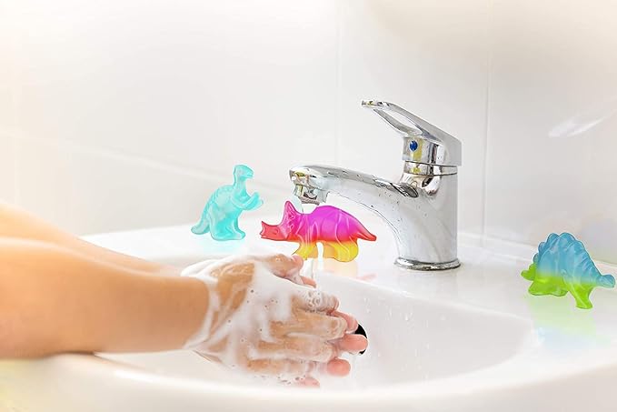 Dan&Darci Dino Soap Making Kit for Kids, Dinosaur Science Toys Kits, Gifts for Kid All Ages, DIY Activities Craft - Art Crafts Gift Set for Boys and Girls Age 3 4 5 6 7 8 12 Year Old Boy