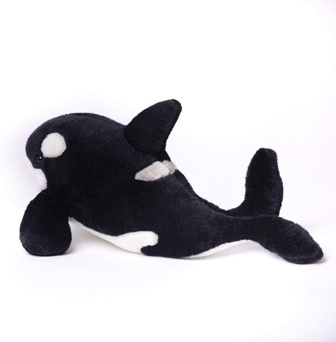 TAMMYFLYFLY The Orca Blackfish Long Big Killer Whale Stuffed Animal Sea Critters Plush Doll (39cm)