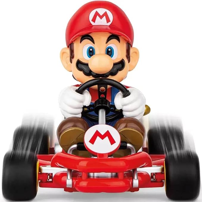 Carrera 200989 RC Official Licensed Kart Pipe Kart Mario 1:18 Scale 2.4 Ghz Remote Radio Control Car with Rechargeable LiFePO4 Battery - Kids Toys Boys/Girls | Official Licensed Mario Kart Toy RC Car for Kids 6+, 1:18 Scale, 2.4GHz, Ready To Run, Recha...