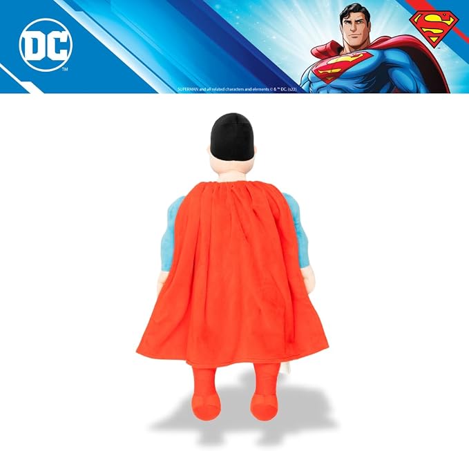 Superman DC Comics Bedding Super Soft Plush Cozy Cuddle Pillow, (Officially Licensed Product) by Franco