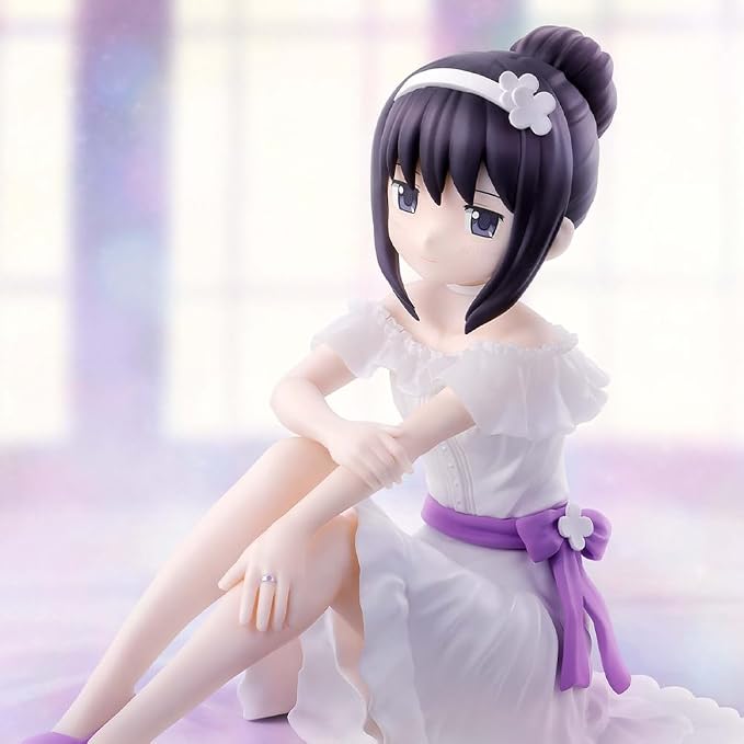 QAHEART Anime AkemiHomura Figure Madoka Kaname Action Figure Anime Girl Sitting Model Statue Figurine Ornaments