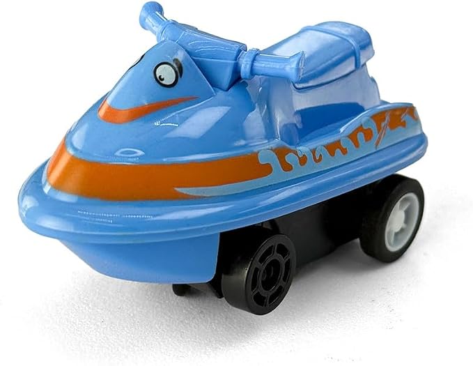 Race Car - Individual Vehicle for Puzzle Track Sets & Race Tracks for Kids Ages 4-8 | Boys Toys Age 4-6 (Motorboat)