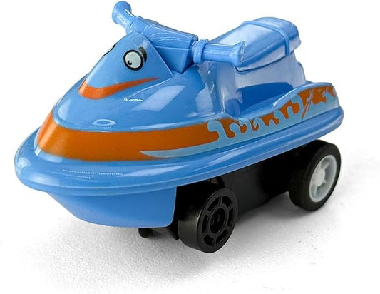 Race Car - Individual Vehicle for Puzzle Track Sets & Race Tracks for Kids Ages 4-8 | Boys Toys Age 4-6 (Motorboat)