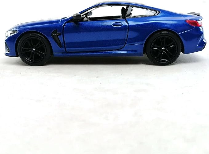 KiNSMART BMW M8 Competition 1:36 Scale 5" Die Cast Metal Model Toy Super Car w/Pullback Action (Blue)