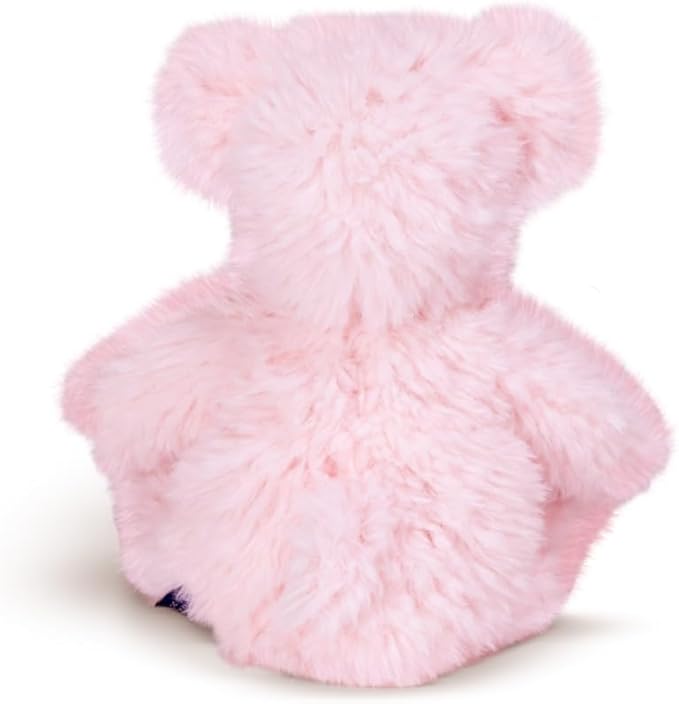 Vermont Teddy Bear Pink Teddy Bear Stuffed Animal | Baby Girl Plush with 100% Recycled Filling | 13 Inch | Super Soft Teddy Bear Collection