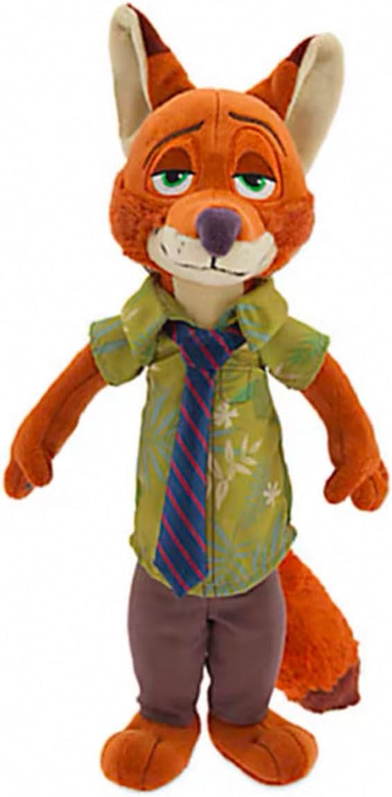 2 Pcs Judy Rabbit & Nick Fox Plush Toys Gifts for Friends Family Kids Christmas Halloween Chidlren Day Gifts
