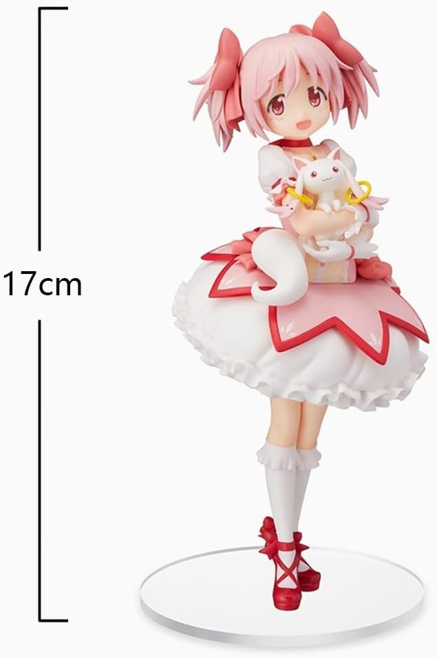 QAHEART KanameMadoka Figure Kyuubey/Madoka Kaname Action Figure Anime Girl Model Statue Figurine Anime Gift Collectibles