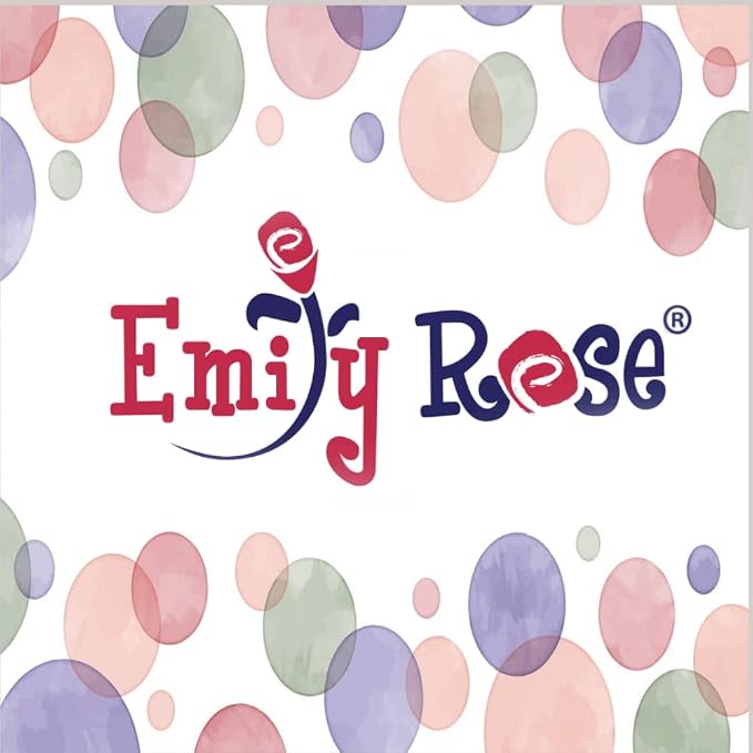 Emily Rose 18 Inch Doll Dining Table and 2 Chairs Set - Pink Butterfly Collection - Compatible with American Girl, Our Generation, My Life As & Adora Dolls - Wooden Dollhouse Furniture