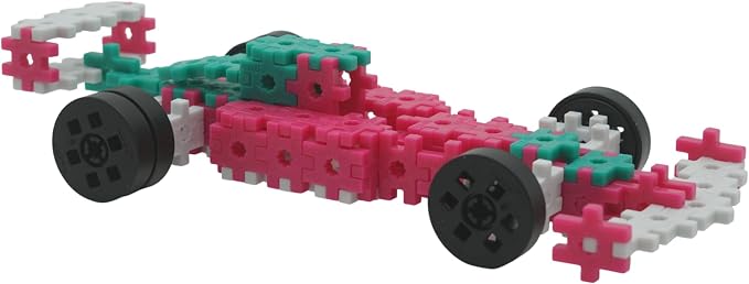 Mechanicals - Road Racers - 165 Pieces STEM/STEAM Interlocking Connecting Building + Construction Toy, for Open + Imaginative Play Kids Ages 6+