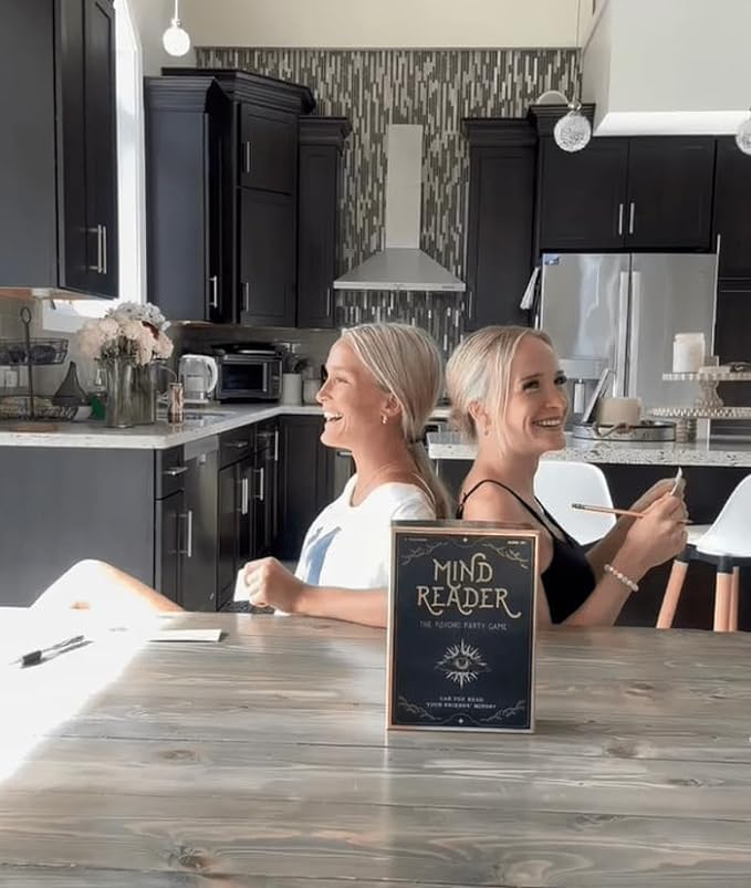 MIND READER – Can You Read Your Friends' Minds? The Fun Mind Reading Psychic Mind Meld Medium Party Christmas Gift for Kids, Adults, Friends & Families - Perfect for Halloween or Board Games Night