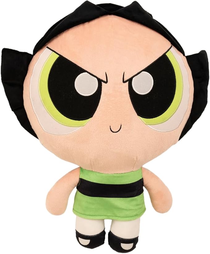 The Powerpuff Girls Buttercup Bedding Super Soft Cozy Decorative Cuddle Pillow, (Officially Licensed Product) By Franco Collectibles