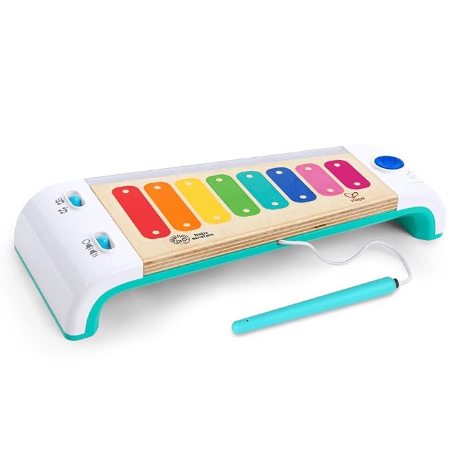 Baby Einstein Magic Touch Xylophone Wooden Musical Toy with Lights, Ages 12 Months +