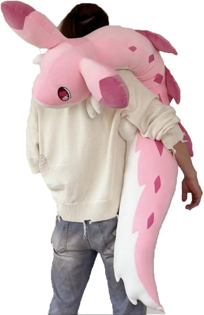 OSOCU 60 Inch Pink Chillet Plush Toys - Giant Soft Figure Doll - Huggable Stuffed Animal Plushies - Furry Stuffed Animal Pillow Gifts for Kids Girlfriend