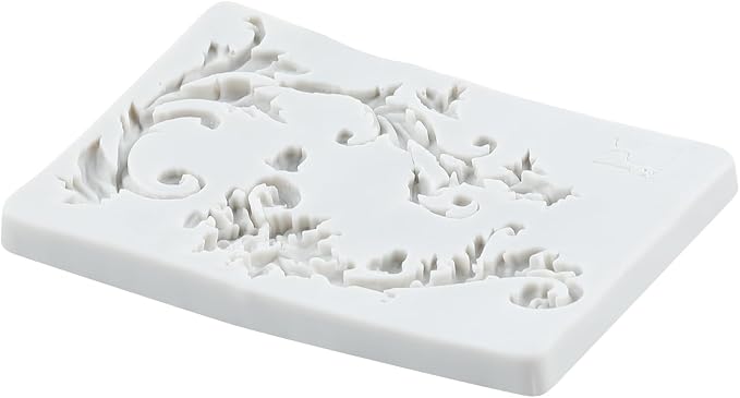 Baroque Polymer Clay Mold Baroque Curlicues Scroll Lace Silicone Molds for DIY Crafts Epoxy Resin Casting Air Dry Polymer Clay Plaster Jewelry Making