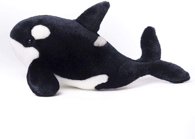 TAMMYFLYFLY The Orca Blackfish Long Big Killer Whale Stuffed Animal Sea Critters Plush Doll (39cm)