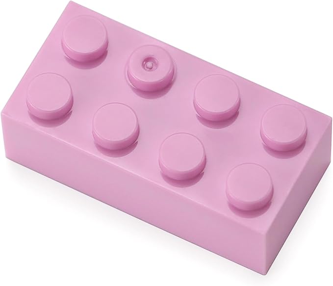 2x4 Bricks 320 Pieces Bright Pink Parts Classic Building kit Girls Boys Kids Set Basic Blocks Toy Compatible with 3001 Major Brands
