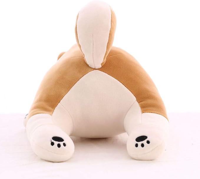 Stuffed Plush Shiba Inu Animal Toy 20 Inch Dog Corgi Akita Animal Stuffed Plushies Super Soft Cute Cuddly Pillow Cushion Stuff Dolls Gift for Children Kids Boys Girls Room Decoration, 20Inches