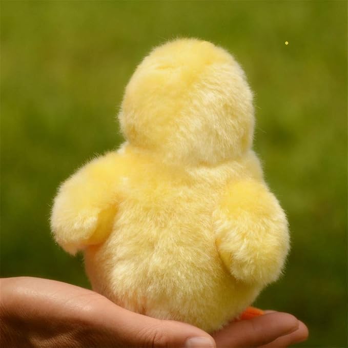 TAMMYFLYFLY Yellow Chick Stuffed Animal Chicken White 5 inches, 12cm, Plush Toy, Duck Soft Toy (Yellow Chick)