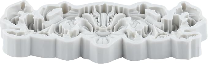Baroque Polymer Clay Molds Baroque Curlicues Scroll Relief Flower Lace Silicone Mold for DIY Crafts Epoxy Resin Casting Air Dry Polymer Clay Plaster Jewelry Making