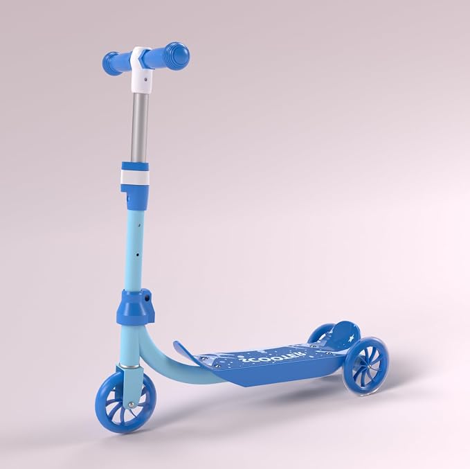 Kids Scooter with LED Light-Up Wheels, Adjustable Handlebar Scooter, Kids Toys Gift for Boys & Girls (Height 37-50") | Outdoor Play for Ages 3,4,5,6 | Extended Footrest