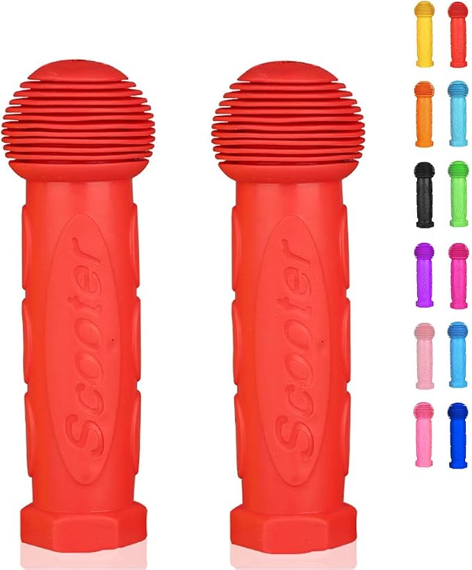 Scooter Grip Handlebar 1 Pair Bicycle Grip Fit for 2-3-4 Wheels Kid Kick Scooters,Children Bike,Rocking car,Drifting Scooter,Swing Scooter,Push Cart