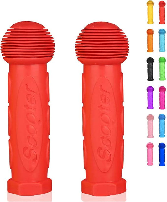 Scooter Grip Handlebar 1 Pair Bicycle Grip Fit for 2-3-4 Wheels Kid Kick Scooters,Children Bike,Rocking car,Drifting Scooter,Swing Scooter,Push Cart