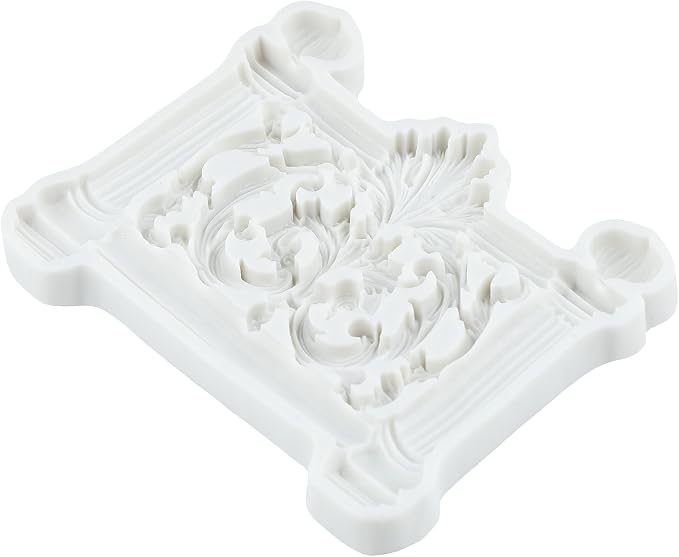 Baroque Fence Polymer Clay Molds European Relief Fence Silicone Mold for Jewelry Making Epoxy Resin Casting Air Dry Polymer Clay Craft